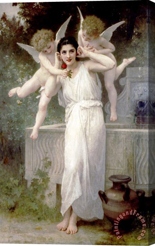 William Adolphe Bouguereau Youth Stretched Canvas Painting / Canvas Art
