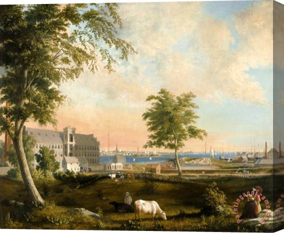 William Allen Wall Wamsutta Mill, Circa 1850 Stretched Canvas Print / Canvas Art