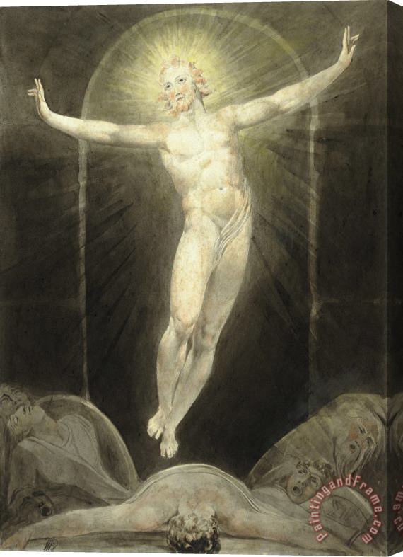 William Blake The Resurrection Stretched Canvas Print / Canvas Art
