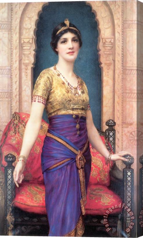 William Clarke Wontner An Egyptian Beauty Stretched Canvas Painting / Canvas Art