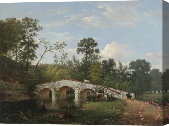 William D. MacLeod Antietam Bridge Stretched Canvas Print / Canvas Art