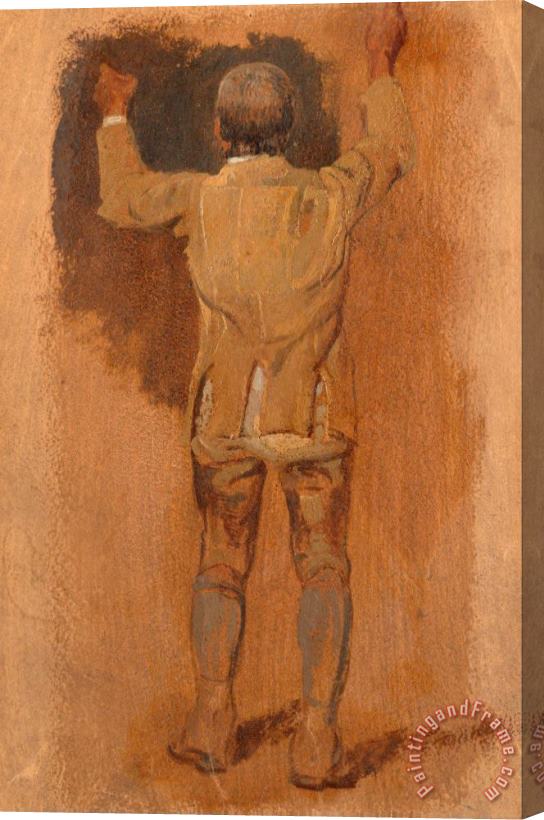 William Havell Study of a Groom, Seen From Behind Stretched Canvas Painting / Canvas Art