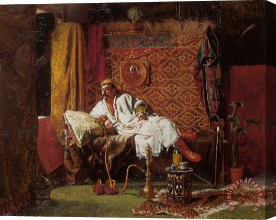 William Lamb Picknell The Opium Den Stretched Canvas Painting / Canvas Art