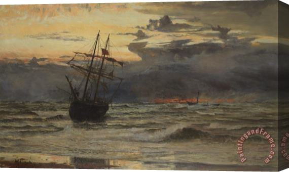 William Lionel Wyllie Dawn After the Storm Stretched Canvas Print / Canvas Art