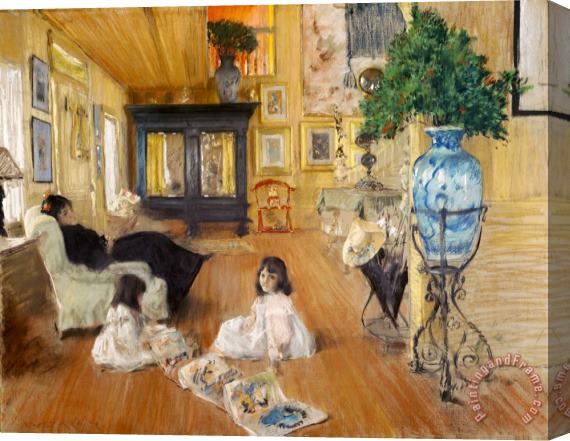 William Merritt Chase Hall at Shinnecock Stretched Canvas Painting / Canvas Art