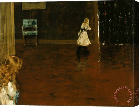 William Merritt Chase Hide And Seek Stretched Canvas Print / Canvas Art