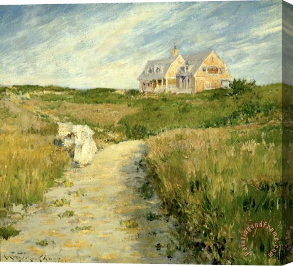 William Merritt Chase The Chase Homestead, Shinnecock Stretched Canvas Print / Canvas Art