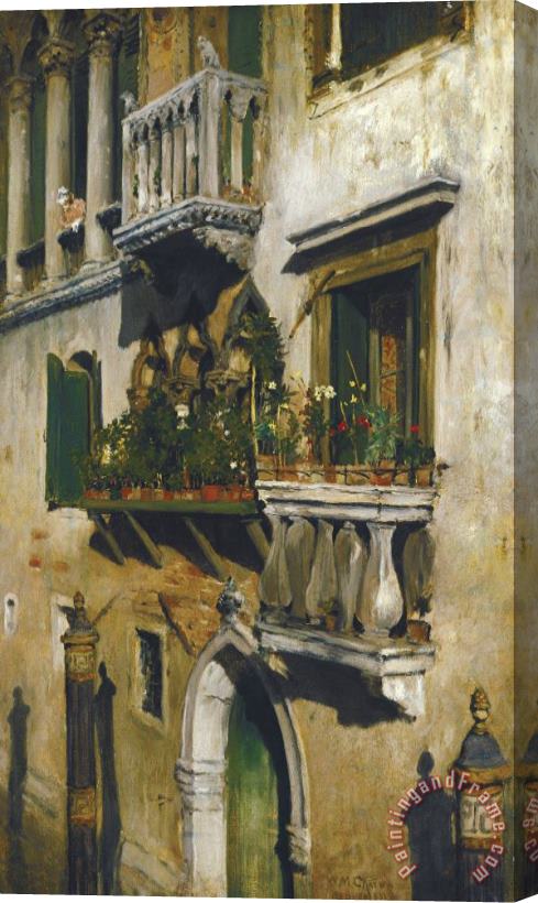 William Merritt Chase Venice Stretched Canvas Painting / Canvas Art