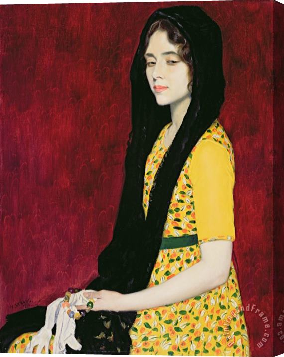 William Strang Panchita Zorolla Stretched Canvas Painting / Canvas Art
