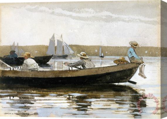 Winslow Homer Boys in a Dory Stretched Canvas Painting / Canvas Art