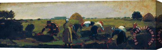 Winslow Homer The Gleaners Stretched Canvas Painting / Canvas Art