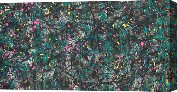 Wu Guanzhong Flowing Time Stretched Canvas Painting / Canvas Art