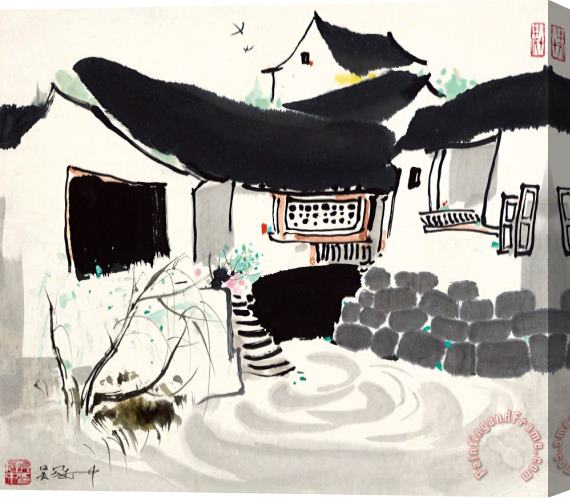 Wu Guanzhong Home Stretched Canvas Print / Canvas Art