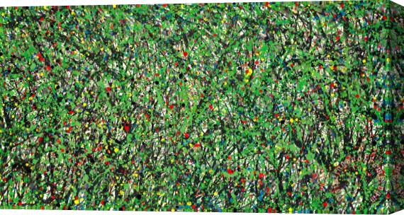 Wu Guanzhong Spring in Full Bloom Stretched Canvas Print / Canvas Art