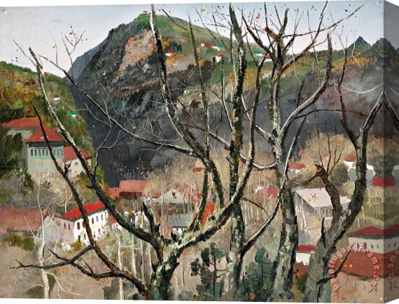 Wu Guanzhong The Lu Mountains Stretched Canvas Print / Canvas Art