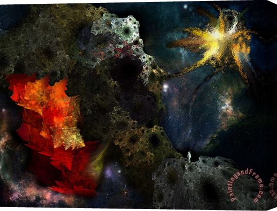 Xianadu Artifacts Lost in space Stretched Canvas Print / Canvas Art