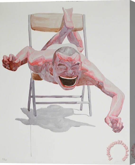 Yue Minjun Untitled (smile Ism No. 21), 2006 Stretched Canvas Painting / Canvas Art
