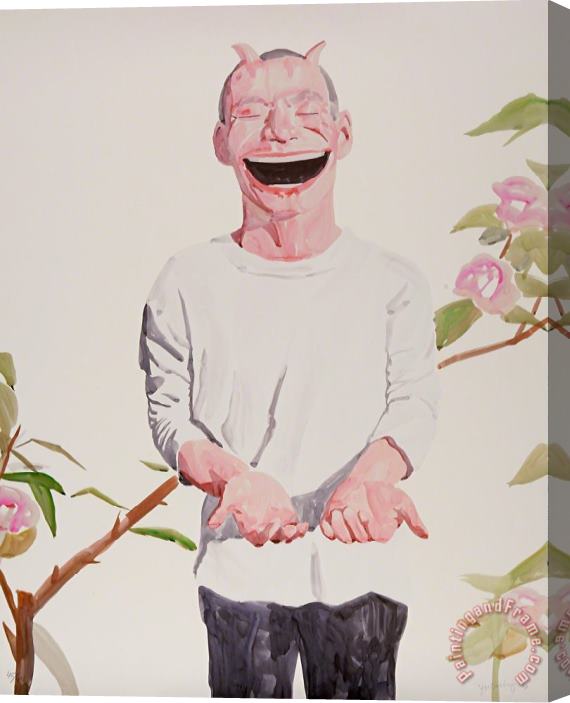 Yue Minjun Untitled (smile Ism No. 22), 2006 Stretched Canvas Painting / Canvas Art