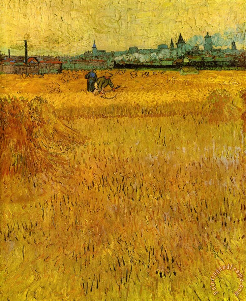 2017 new Wheat Field Van Gogh painting - Wheat Field Van Gogh print for ...