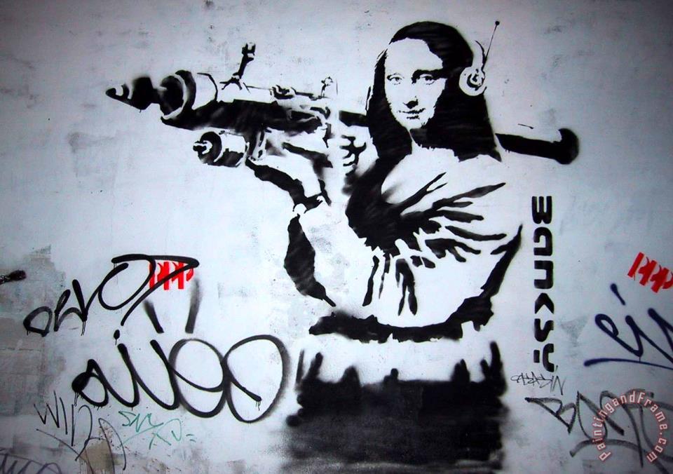 Resultado de imagen para banksy mona lisa