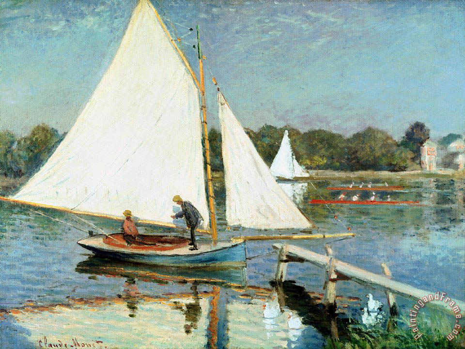 sailboats at argenteuil