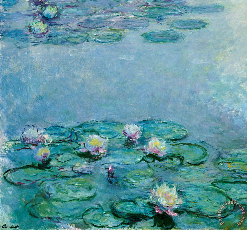 Claude Monet Water Lilies painting - Water Lilies print for sale