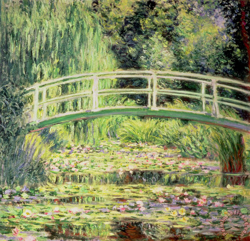 Claude Monet White Nenuphars painting - White Nenuphars print for sale