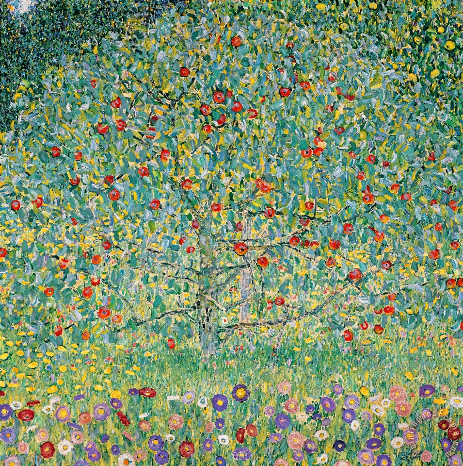 Gustav Klimt Apple Tree I painting - Apple Tree I print for sale