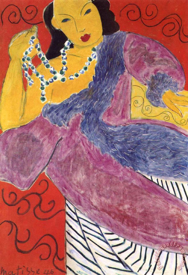 Henri Matisse Asia 1946 painting - Asia 1946 print for sale