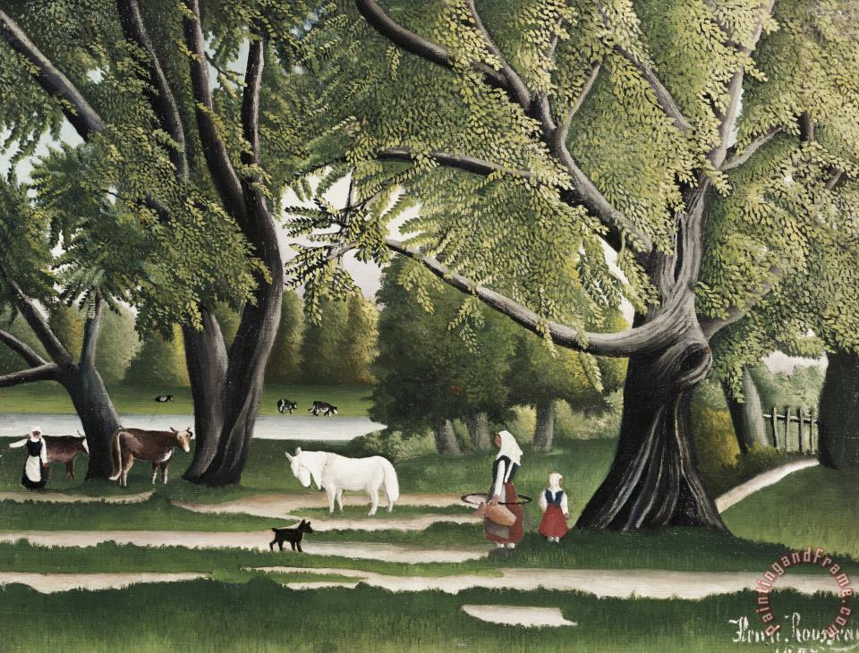 Henri Rousseau Summer painting - Summer print for sale