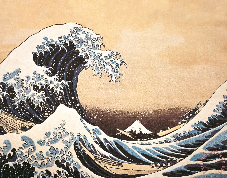 Hokusai The Great Wave Of Kanagawa painting - The Great Wave Of ...