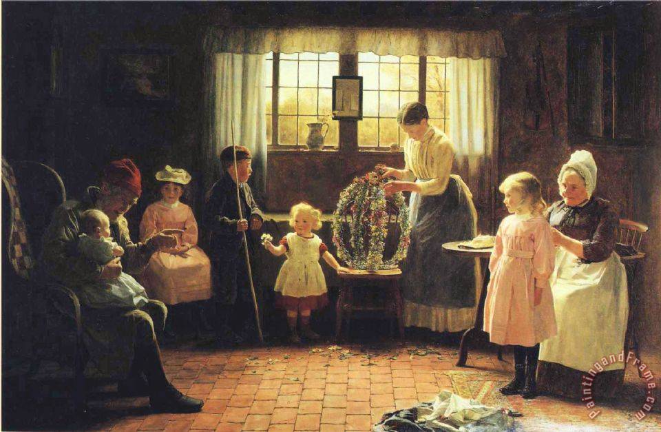 James Hayllar May Day painting - May Day print for sale