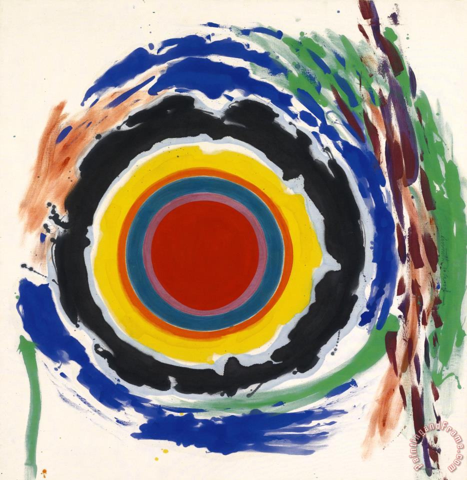 Kenneth Noland Heat painting - Heat print for sale