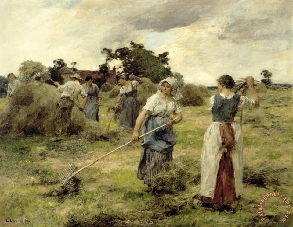 Leon Augustin Lhermitte The Harvest Late 19th early 20th 
