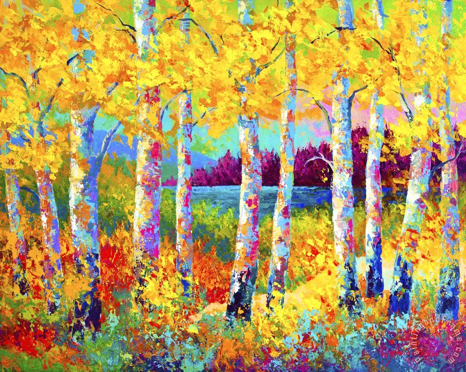 Marion Rose Autumn Jewels Painting Autumn Jewels Print For Sale