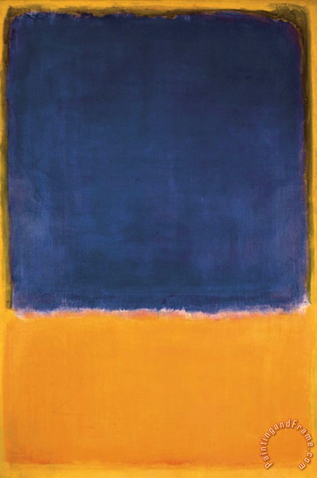 Mark Rothko Untitled C 1950 painting - Untitled C 1950 print for sale