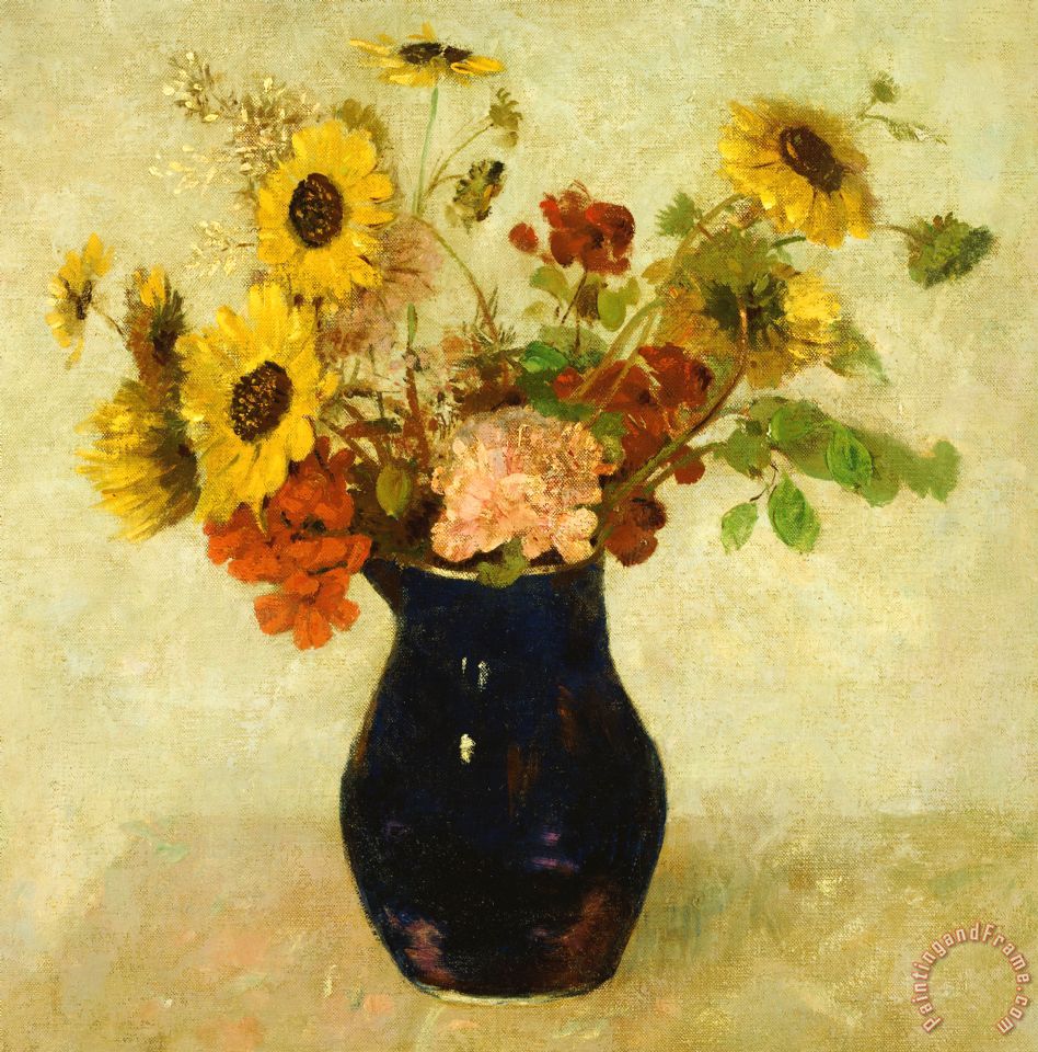 Odilon Redon Vase Of Flowers painting - Vase Of Flowers ...