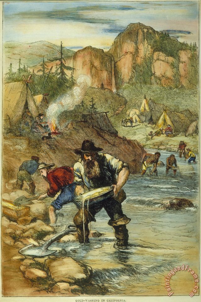 Others California Gold Rush painting - California Gold Rush print for sale