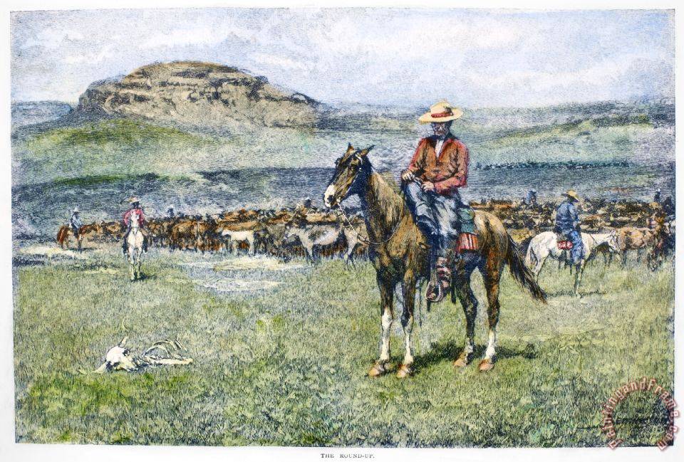 Others Remington Cowboy, 1888 painting Remington