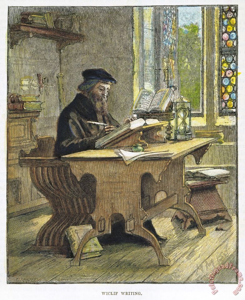 Others John Wycliffe (1320?-1384) painting - John Wycliffe (1320?-1384 ...