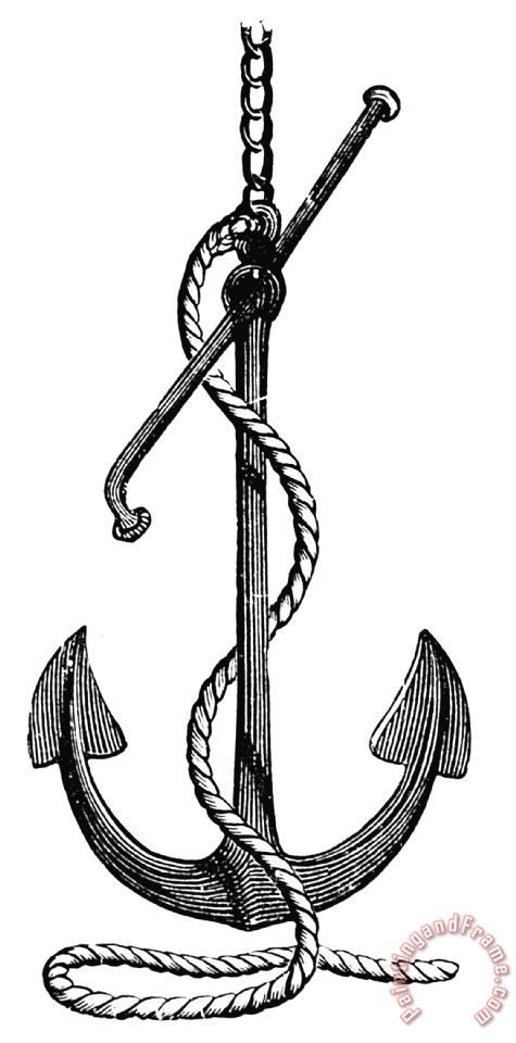 Others ANCHOR, 19th CENTURY painting - ANCHOR, 19th CENTURY print for sale