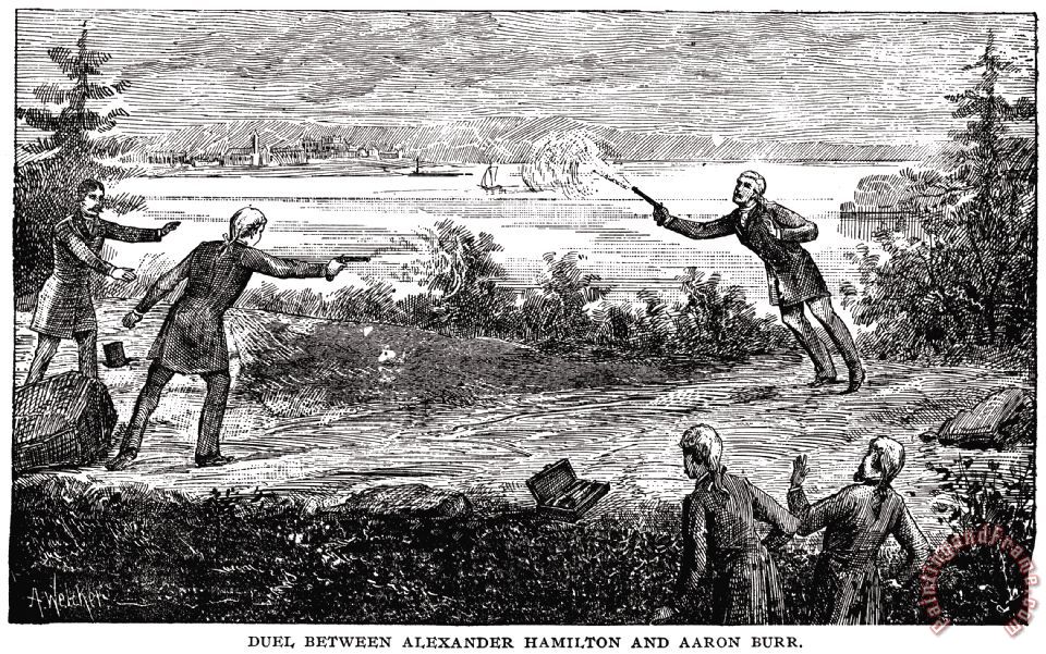 who won the hamilton burr duel