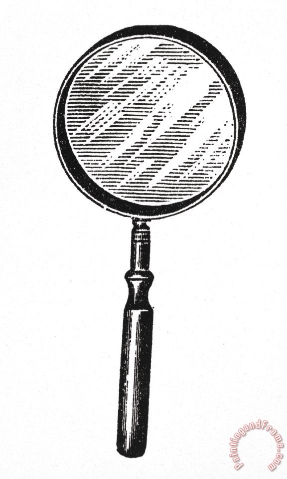 Others Magnifying Glass painting Magnifying Glass print for sale