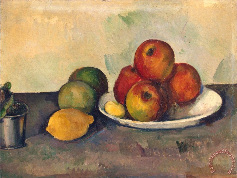 Paul Cezanne Still Life with Apples C 1890 painting - Still Life with ...