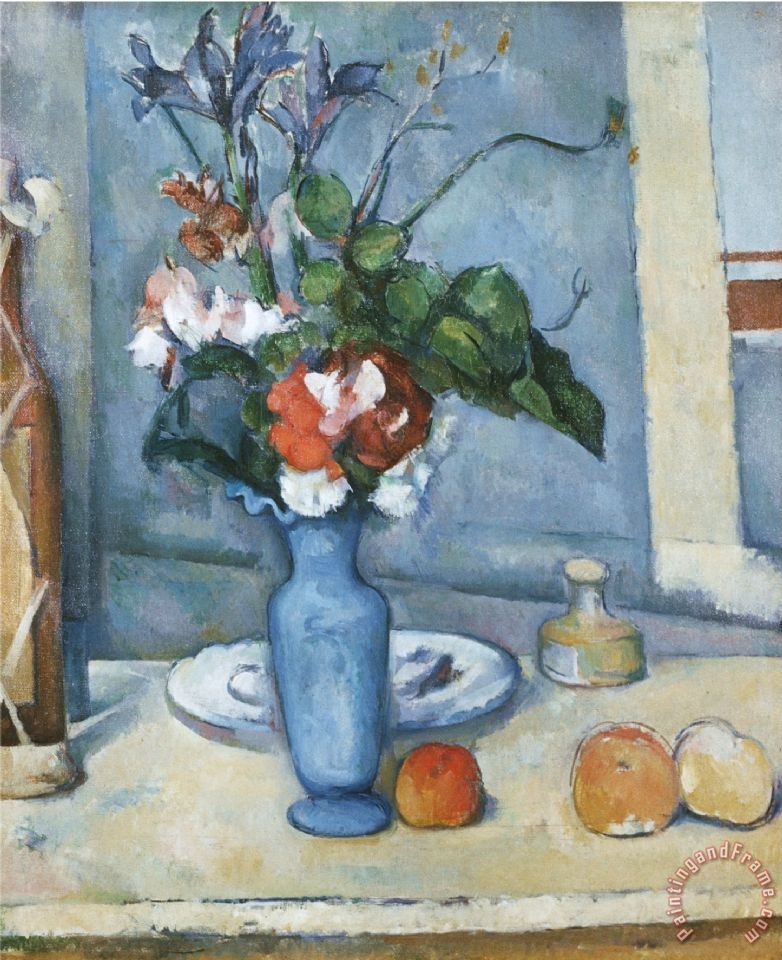 Paul Cezanne The Blue Vase painting - The Blue Vase print for sale