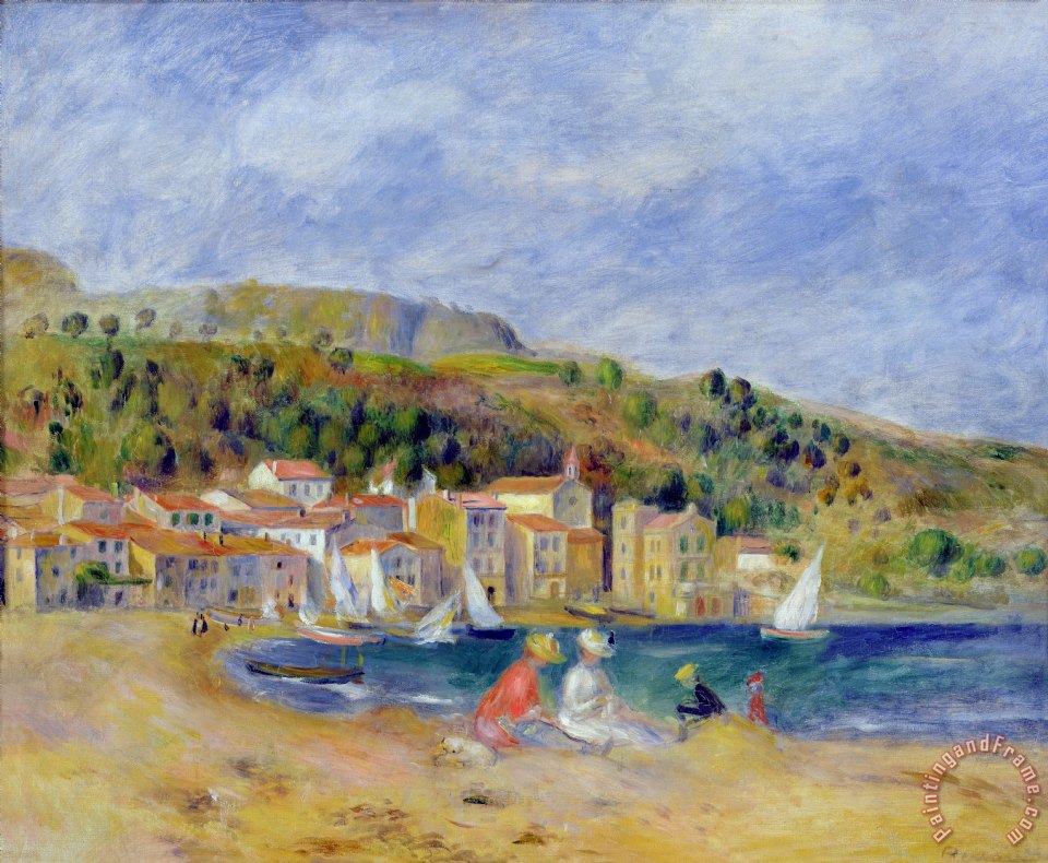 Resultado de imagem para paintings of renoir french riviera