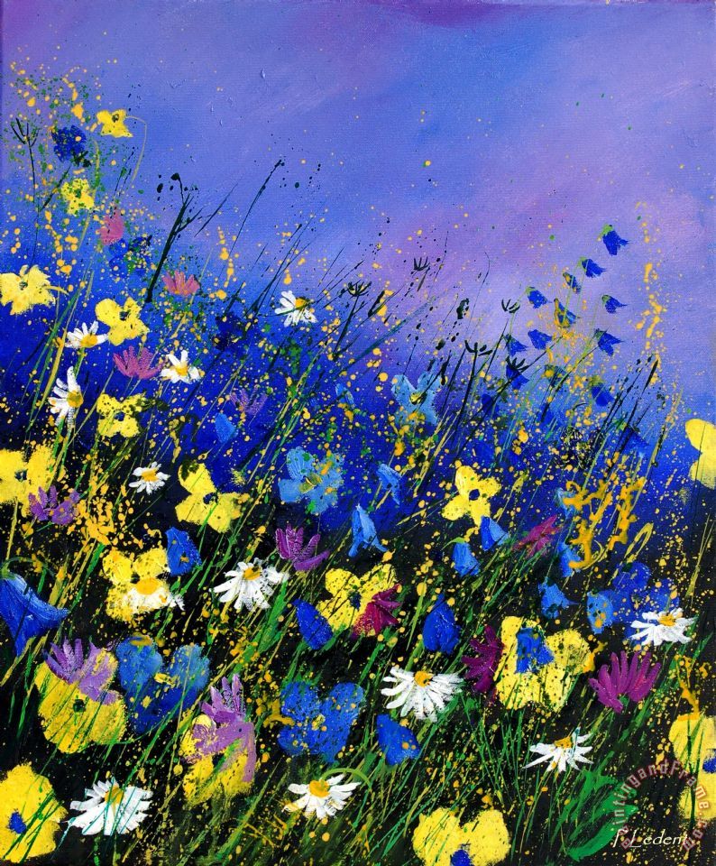 Pol Ledent Wild flowers 560908 painting - Wild flowers 560908 print for