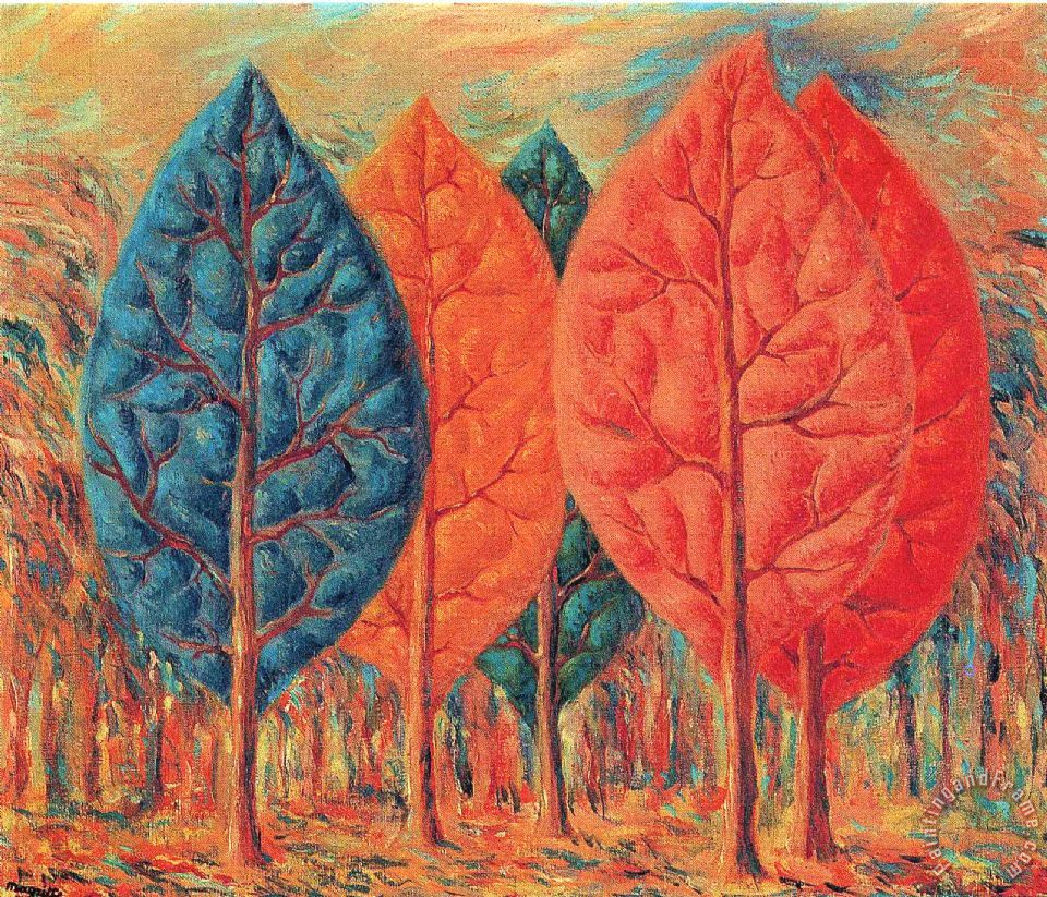 rene magritte The Fire 1943 painting - The Fire 1943 print for sale