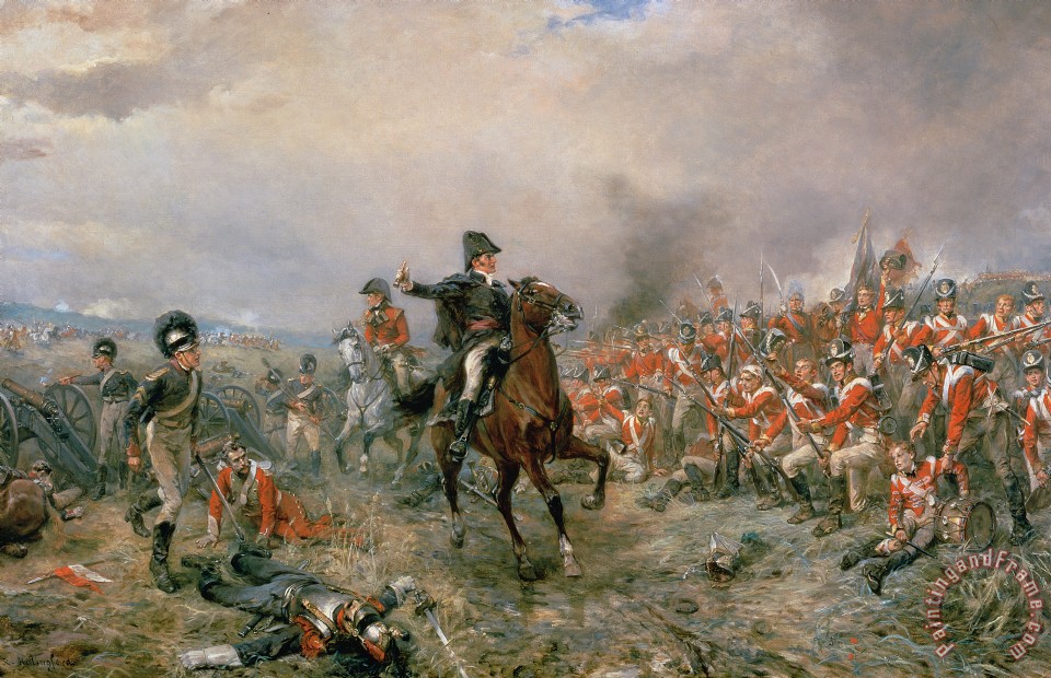 Robert Alexander Hillingford The Duke Of Wellington At Waterloo ...