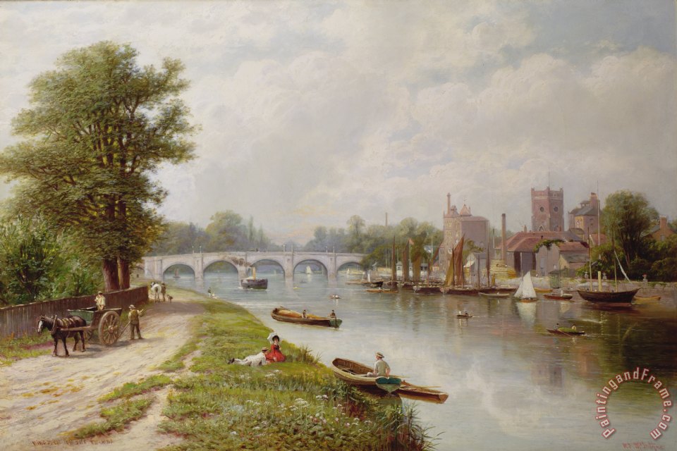 Robert Finlay McIntyre Kingston On Thames painting Kingston On Thames